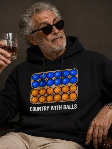 Hoodie Country with balls unisex