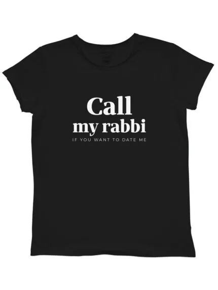 T-shirt Call my Rabbi