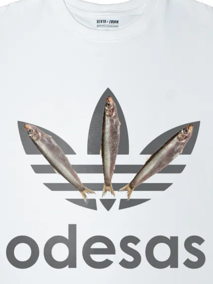 T-sirt Odesas white oversize