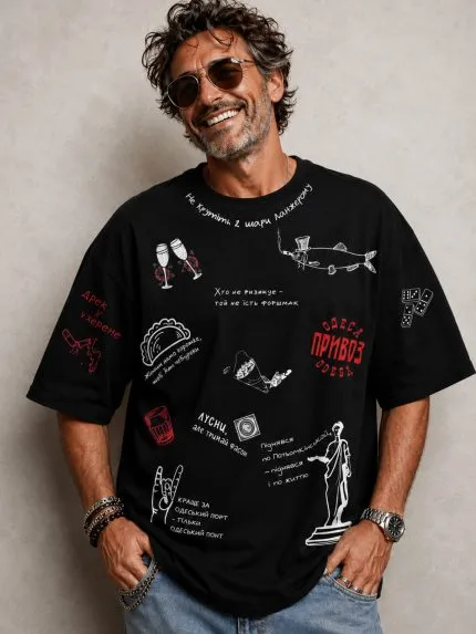 T-shirt Tattoo Privoz oversize