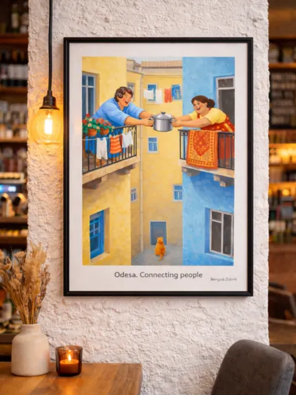 Poster Odesa. Connect