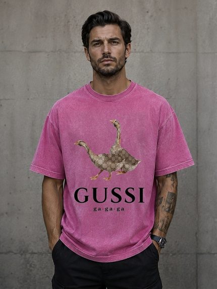 T-shirt ХУLee gray wahed oversize